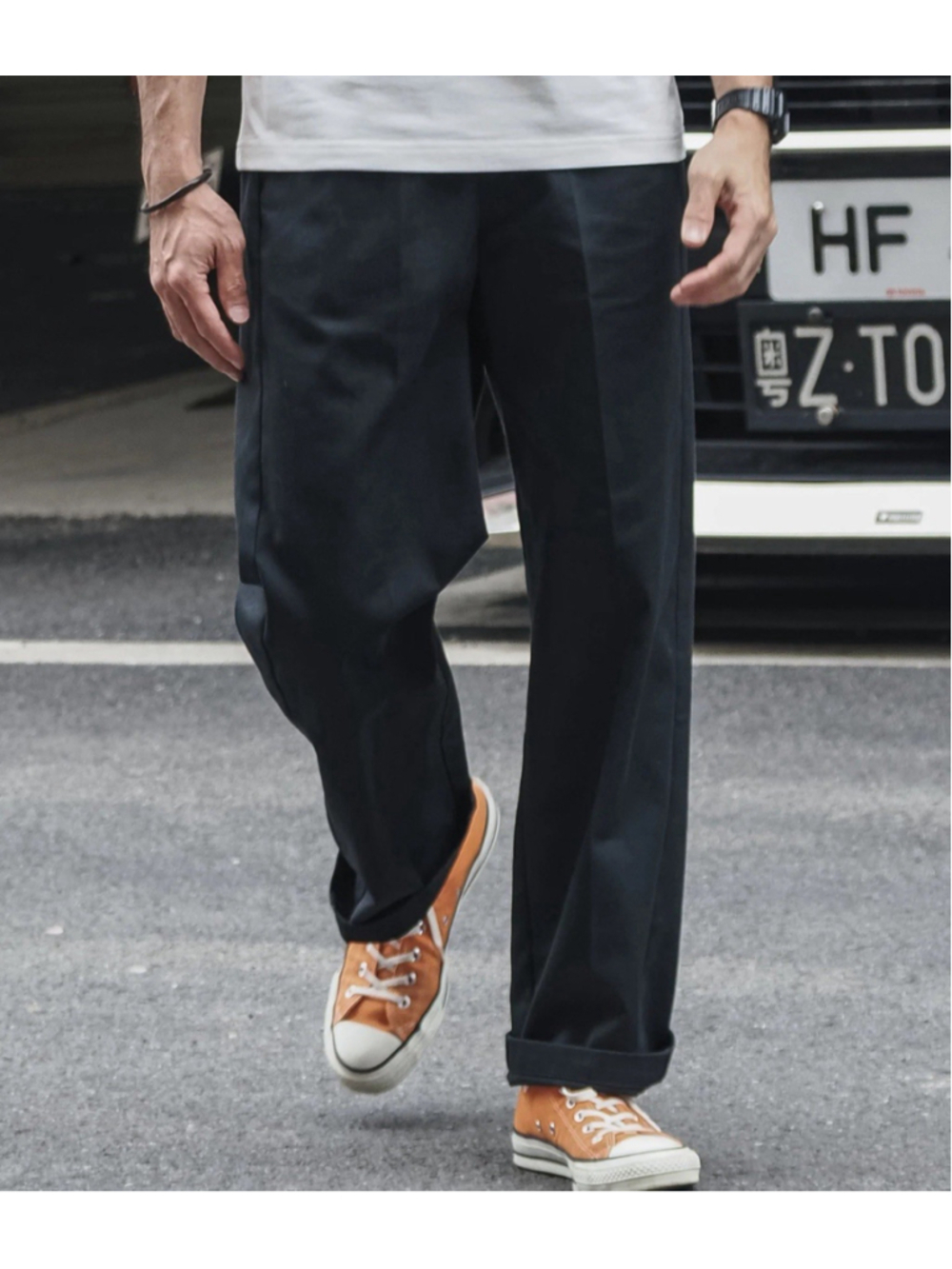 1970s Straight-Leg Work Pants - Black Non Stock Mfg. Co W38